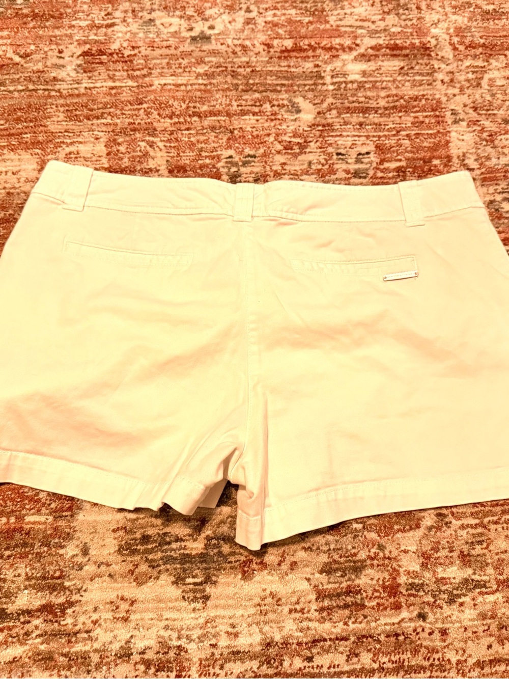 New York & Company White Women's Chino Shorts - Picture 4 of 4